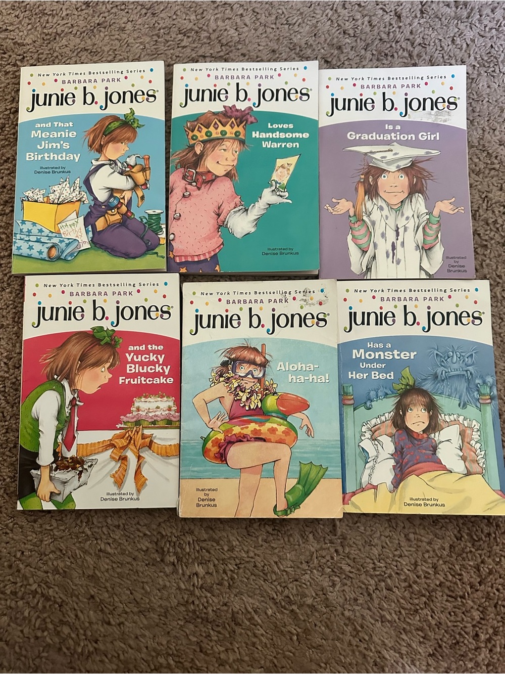 Junie B. Jones Books Set of 6